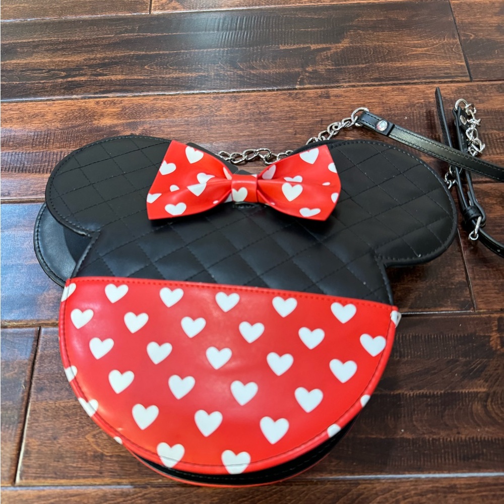 Mickey and Minnie loungefly crossbody